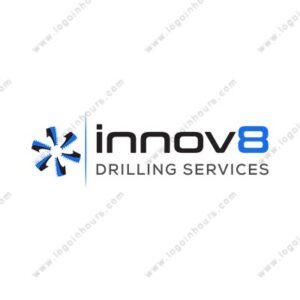 Innov8 Drilling Services blue wordmark logo