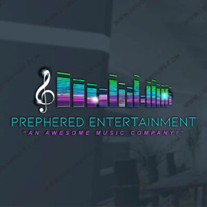 Prephered Entertainment music equalizer logo