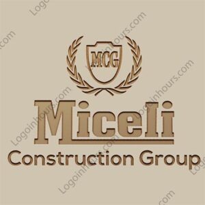 Miceli Construction Group laurel crest logo