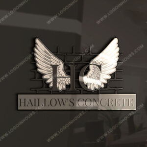 Hail Low Concrete winged emblem logo